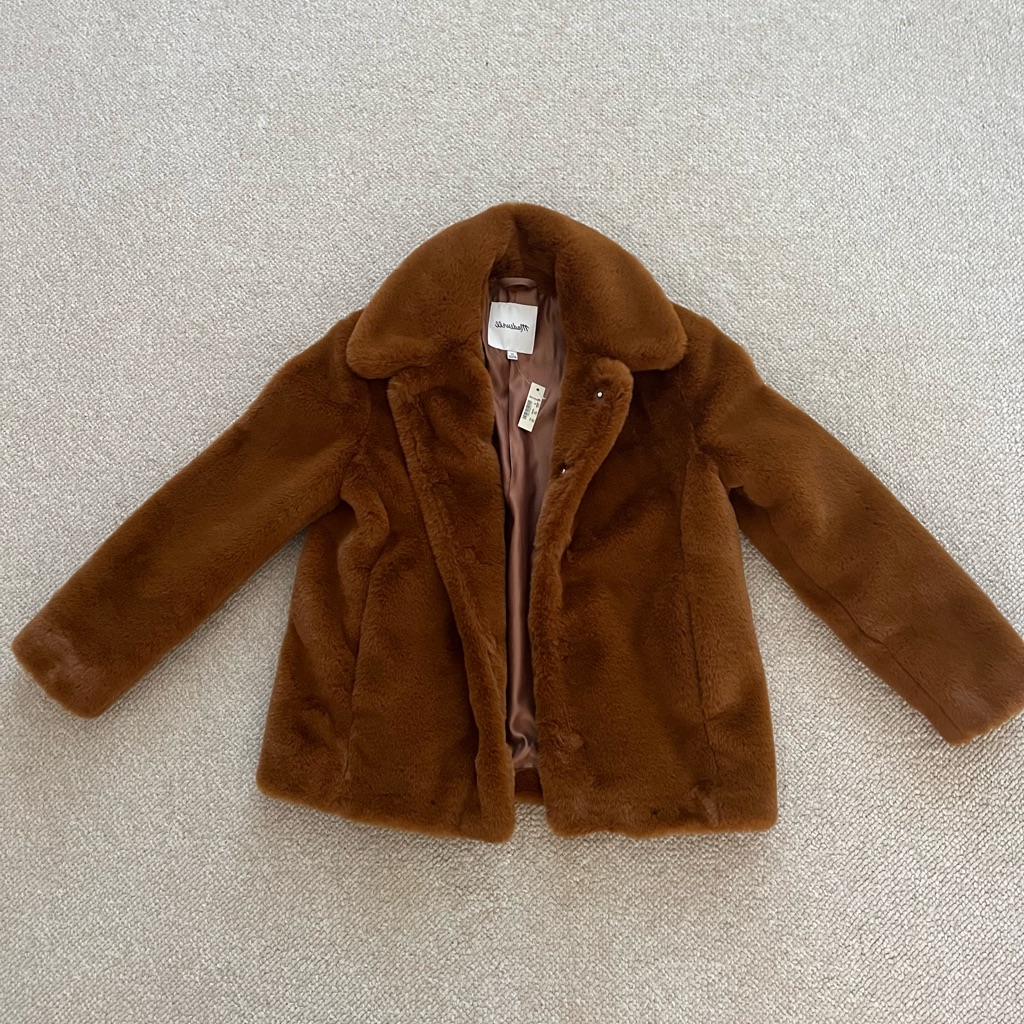 Madewell Brown Fur Jacket